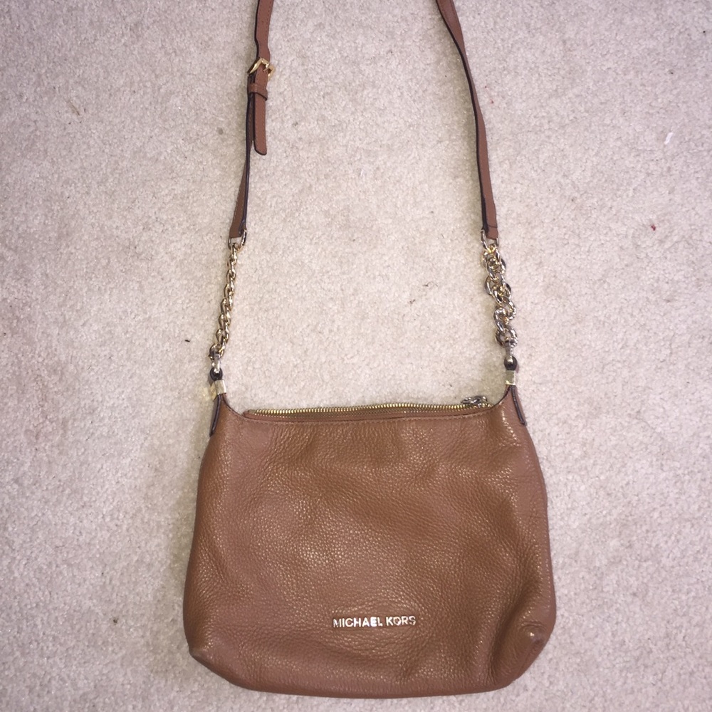 Michael Kors Crossbody tan leather bag